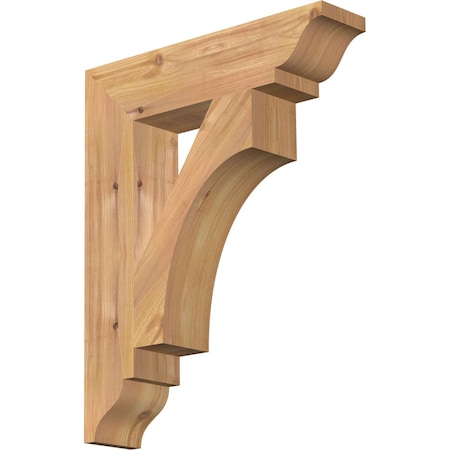 Ekena Millwork Westlake Traditional Smooth Bracket, Western Red Cedar, 3 1/2"W x 16"D x 20"H BKT04X16X20WTL01SWR